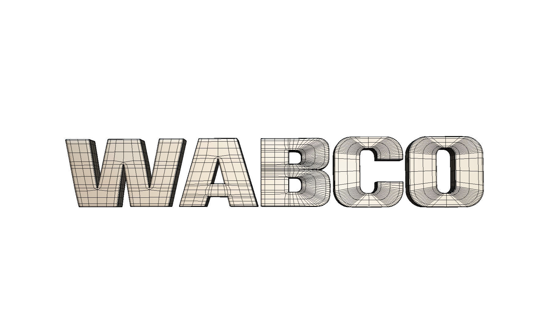 wabco logo 3D model_6