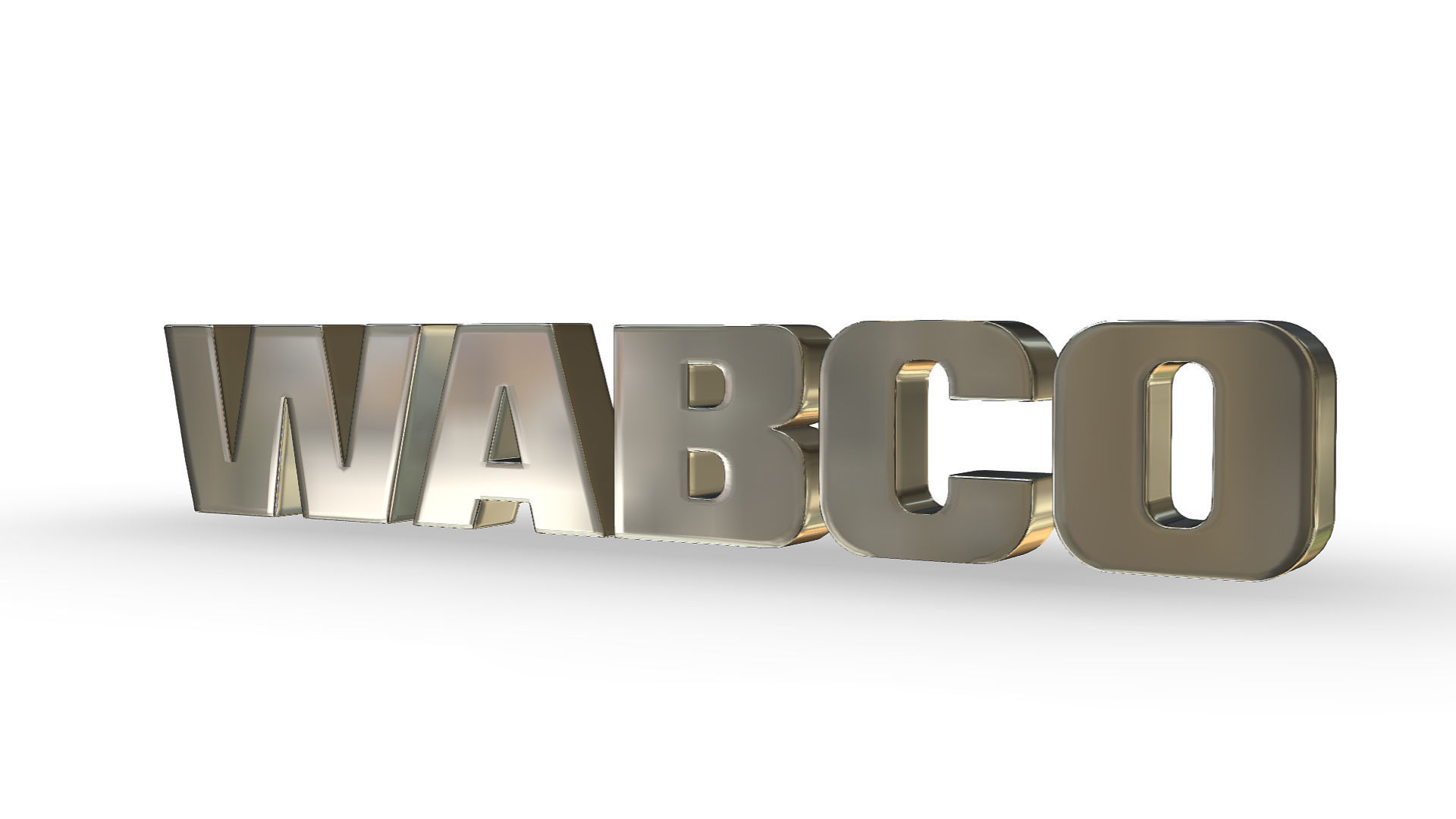 wabco logo 3D model_2