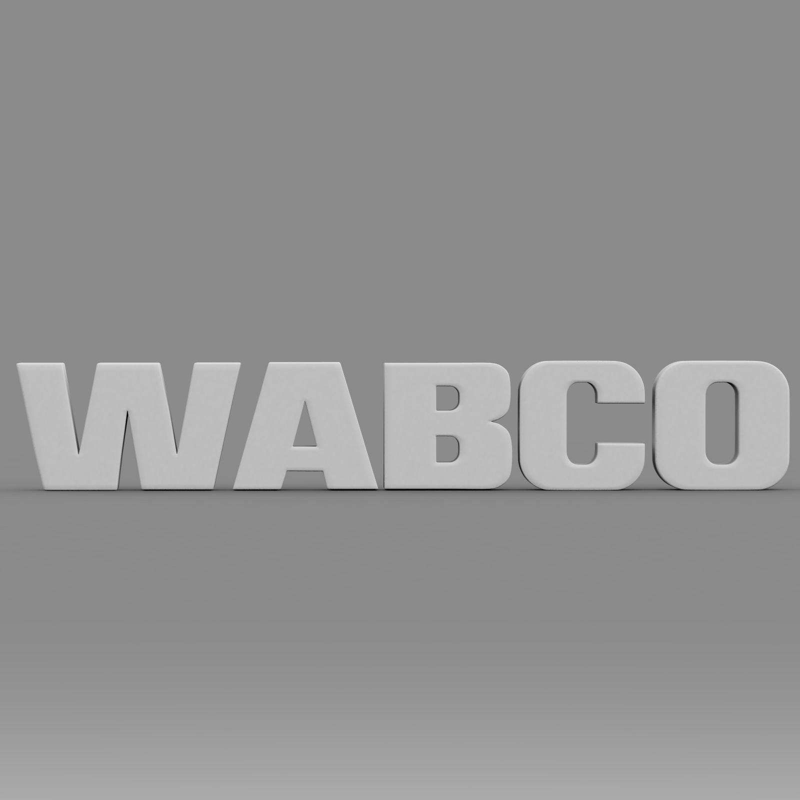 wabco logo 3D model_12