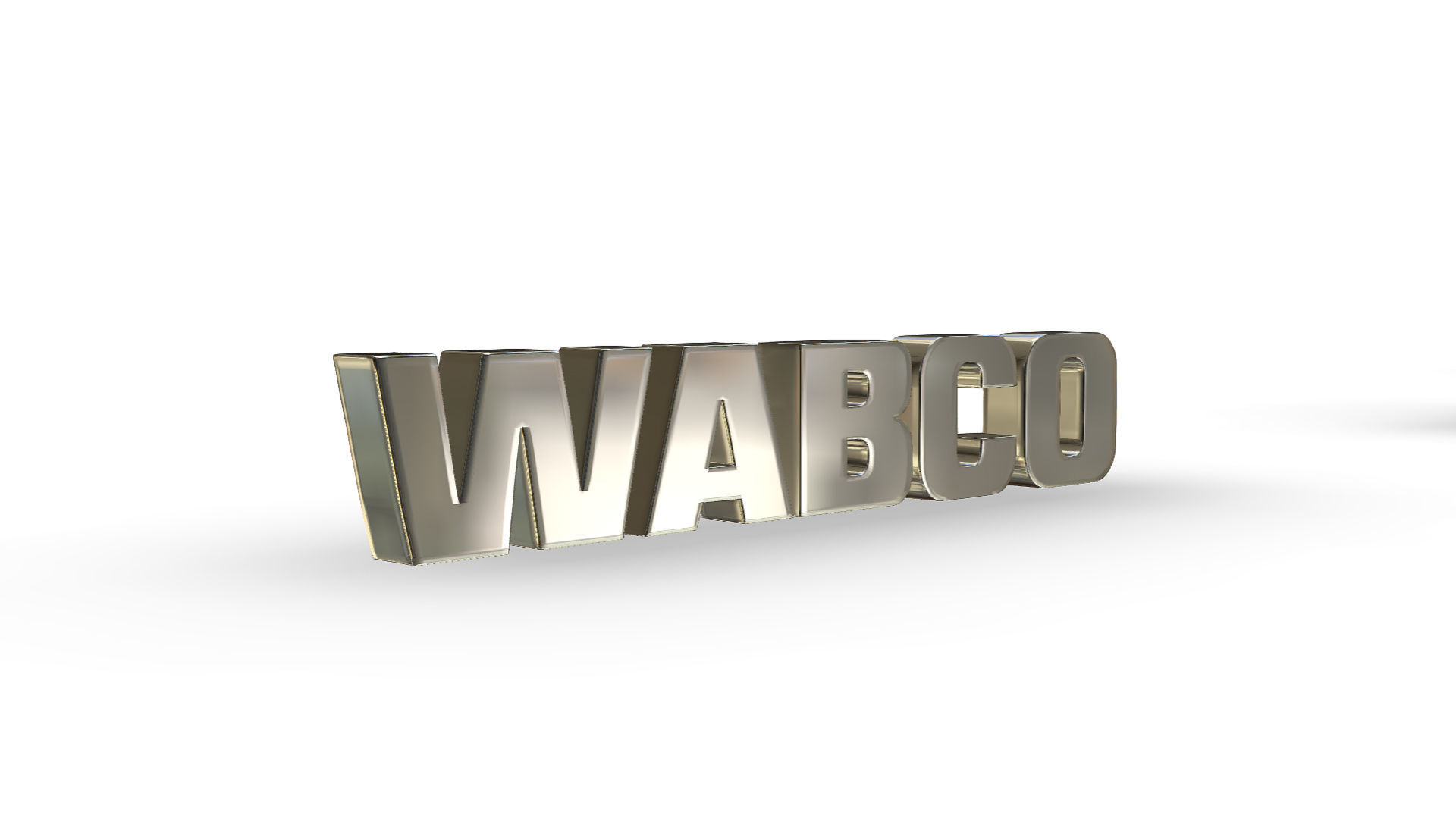 wabco logo 3D model_1