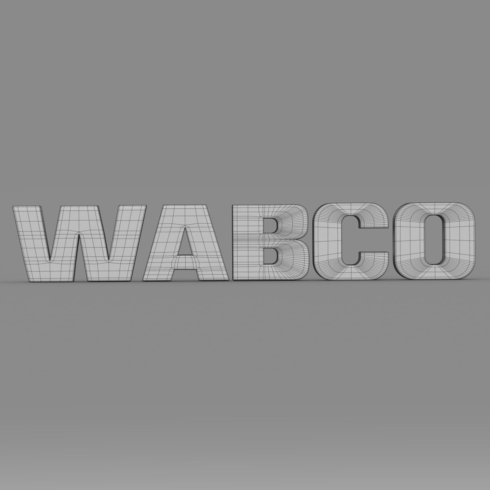 wabco logo 3D model_13
