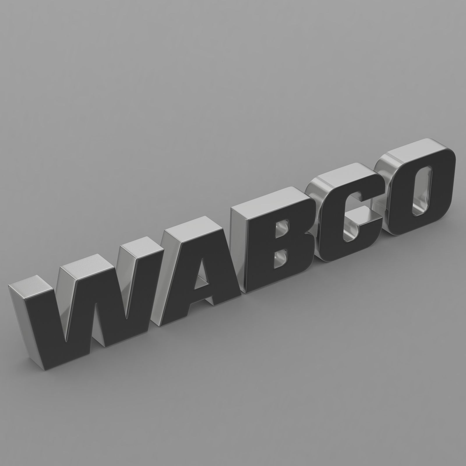 wabco logo 3D model_10