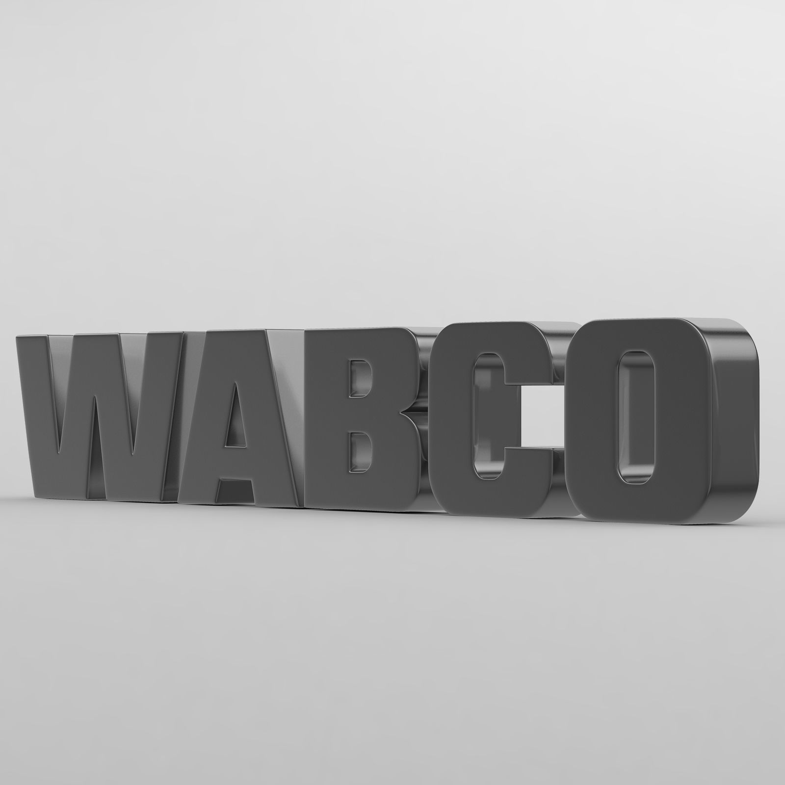 wabco logo 3D model_9
