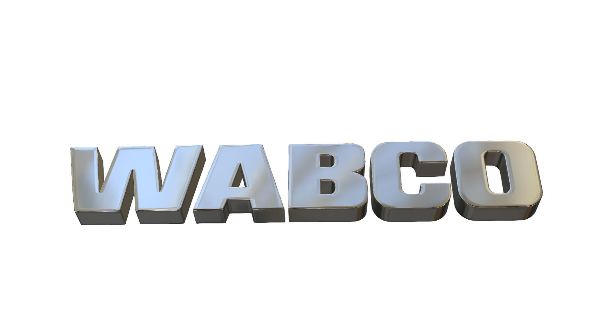 wabco logo 3D model_4