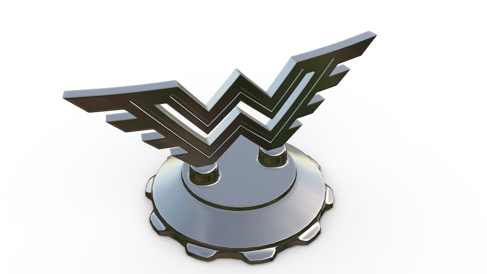 wanderer logo 3D model_3