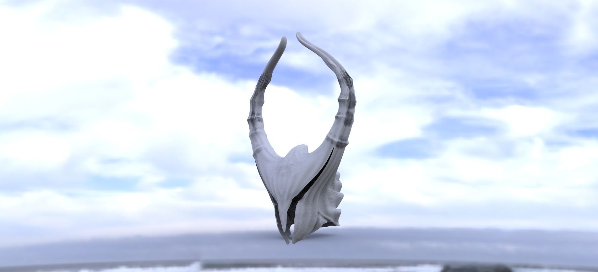 Helmet bronze 3D model_1