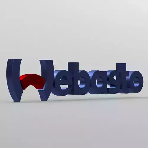 webasto logo 3D model