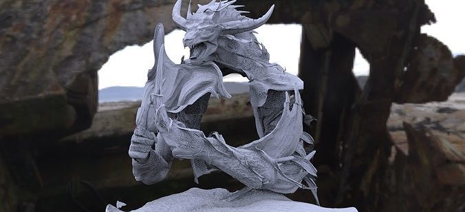 Summoned monster single 3D model