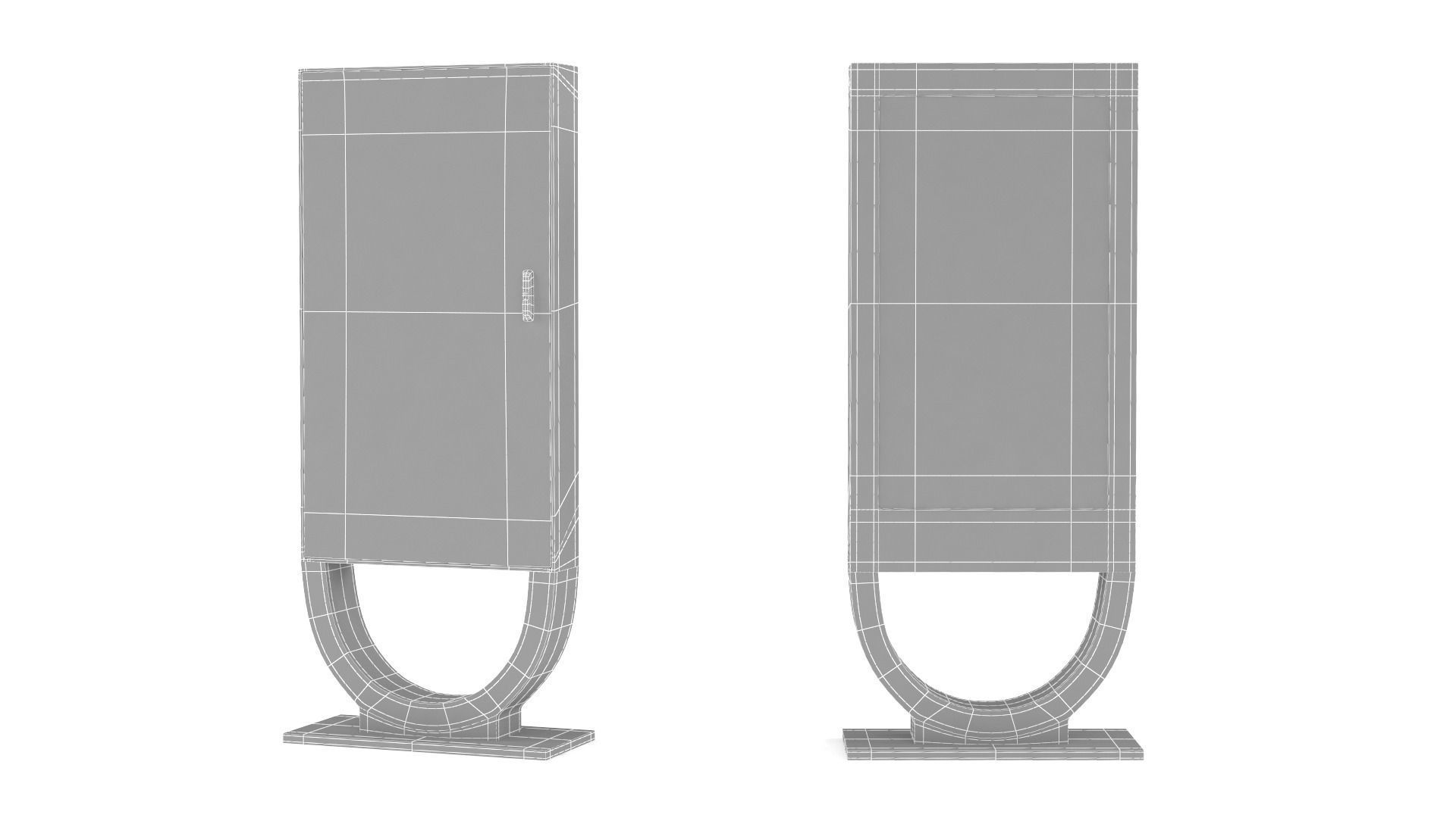 Information Kiosk 3D model_6