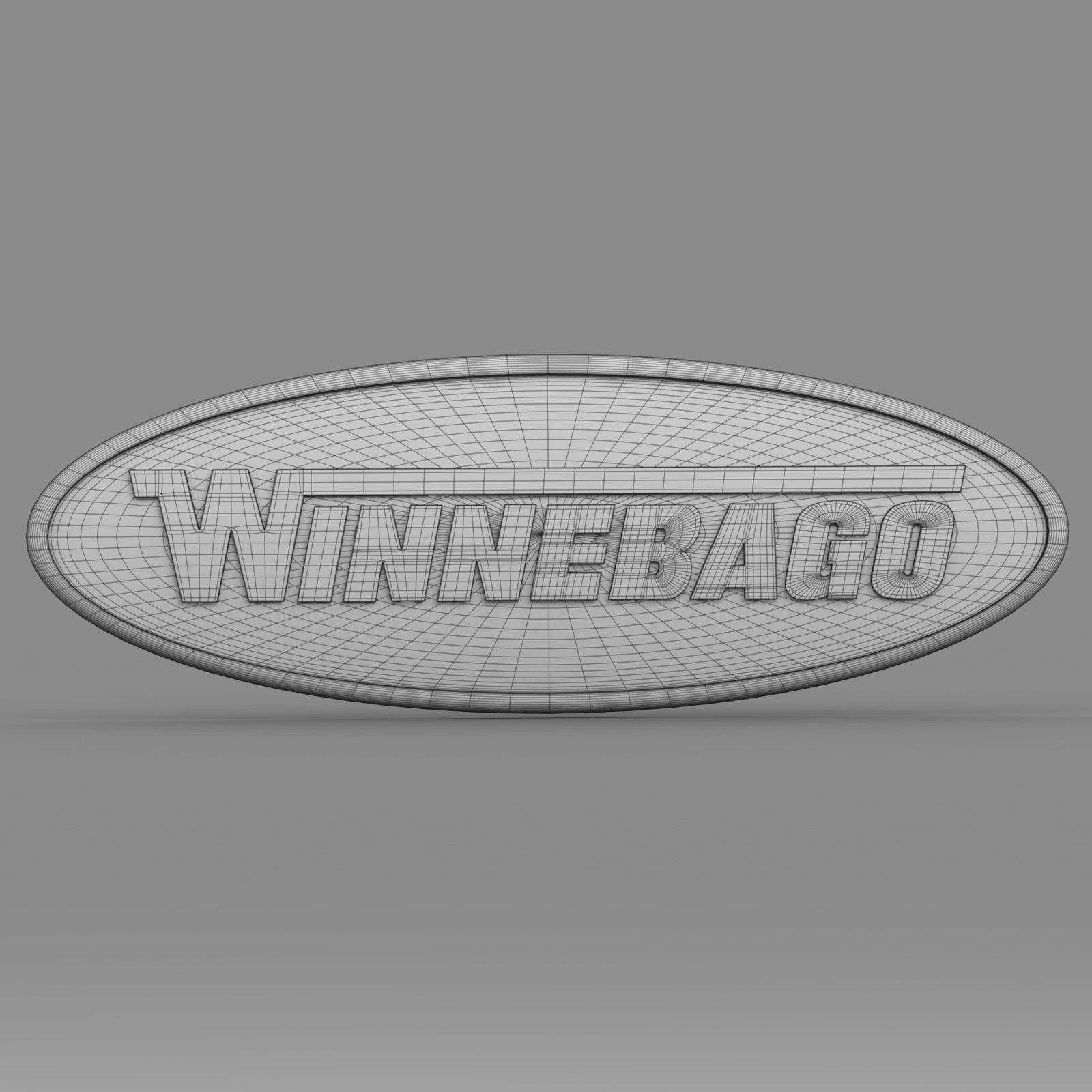 winnebago logo 3D model_13