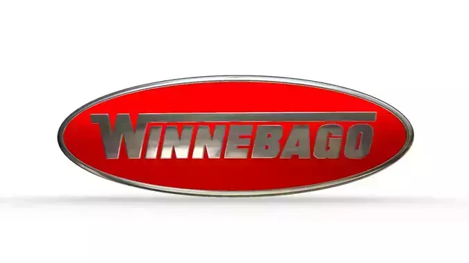 winnebago logo 3D model winnebago logo 3D model