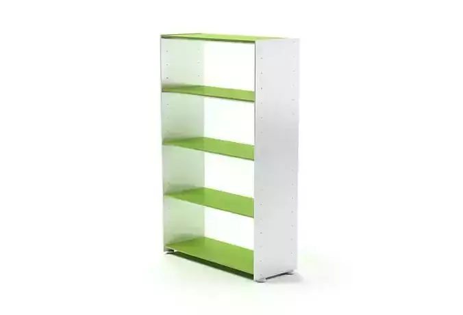 Modern Green And White Shelves