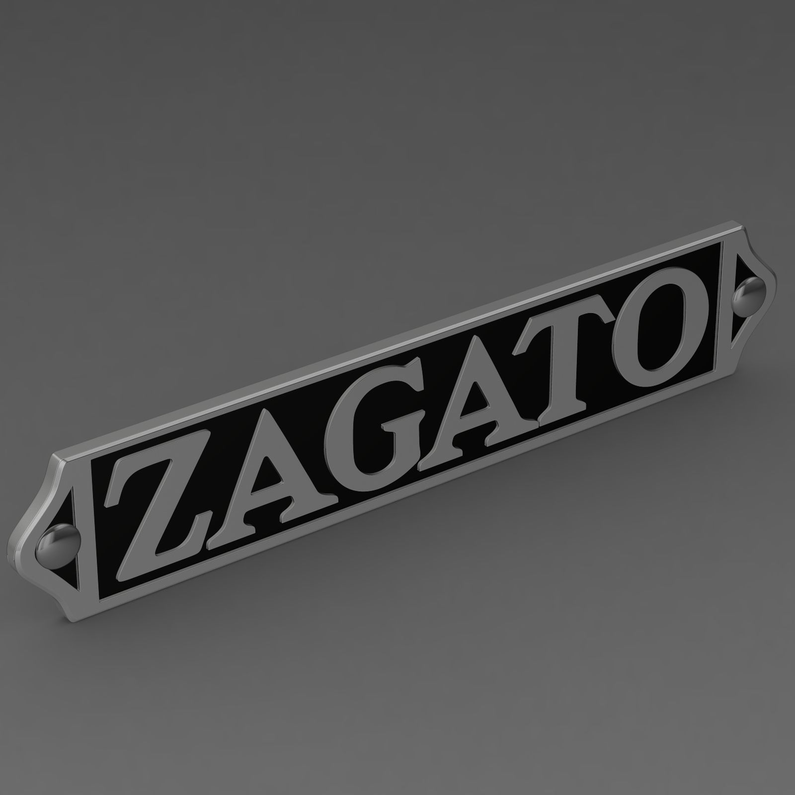 Zagato logo 3D model_10