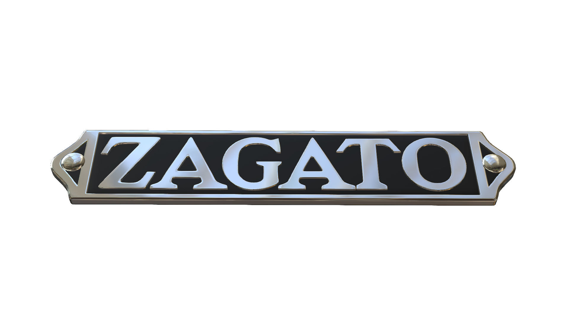 Zagato logo 3D model_4