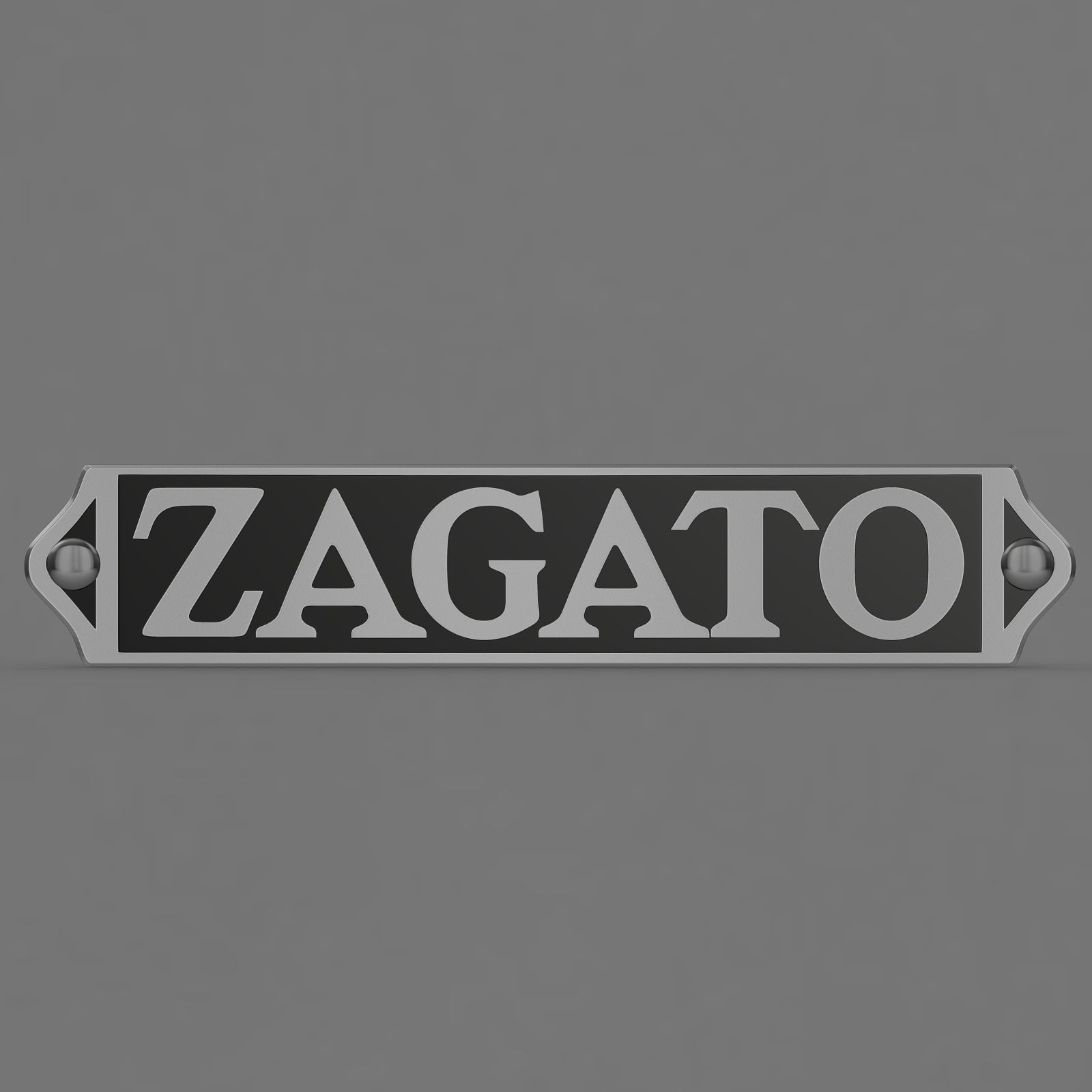 Zagato logo 3D model_8