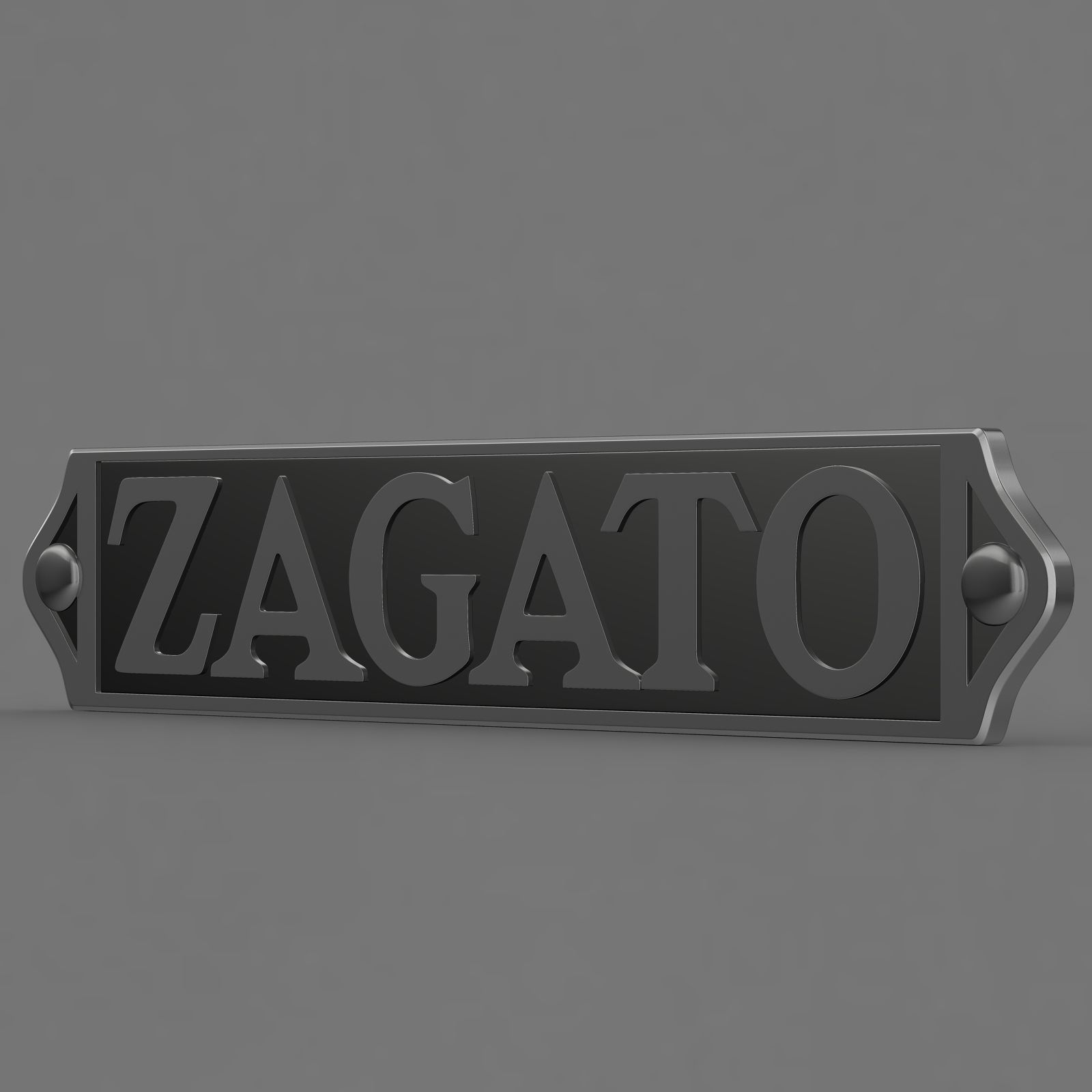 Zagato logo 3D model_9