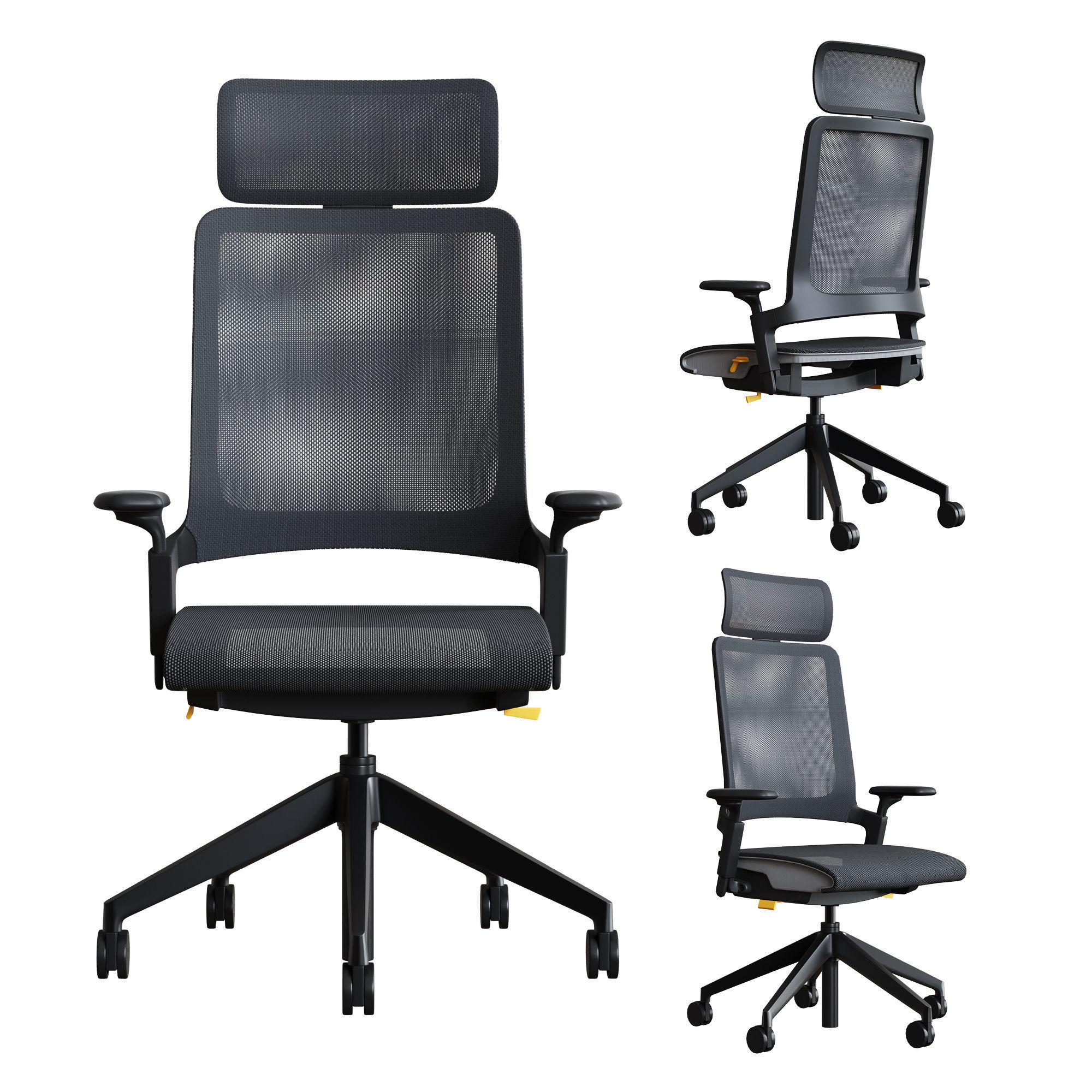 OrangeBox - Office Chair Kirn 3D model_3
