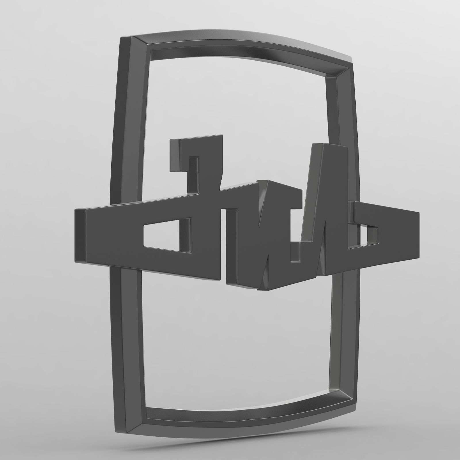 zil logo 3D model_7