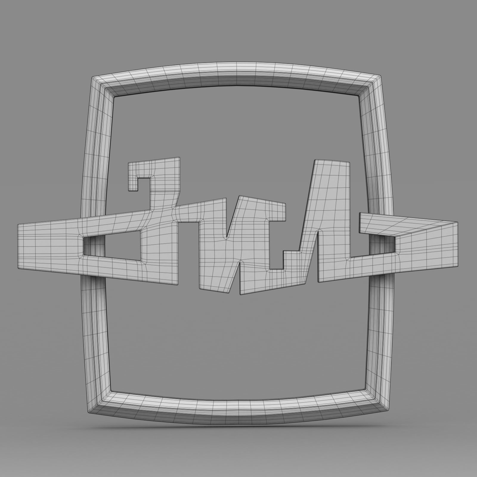 zil logo 3D model_13