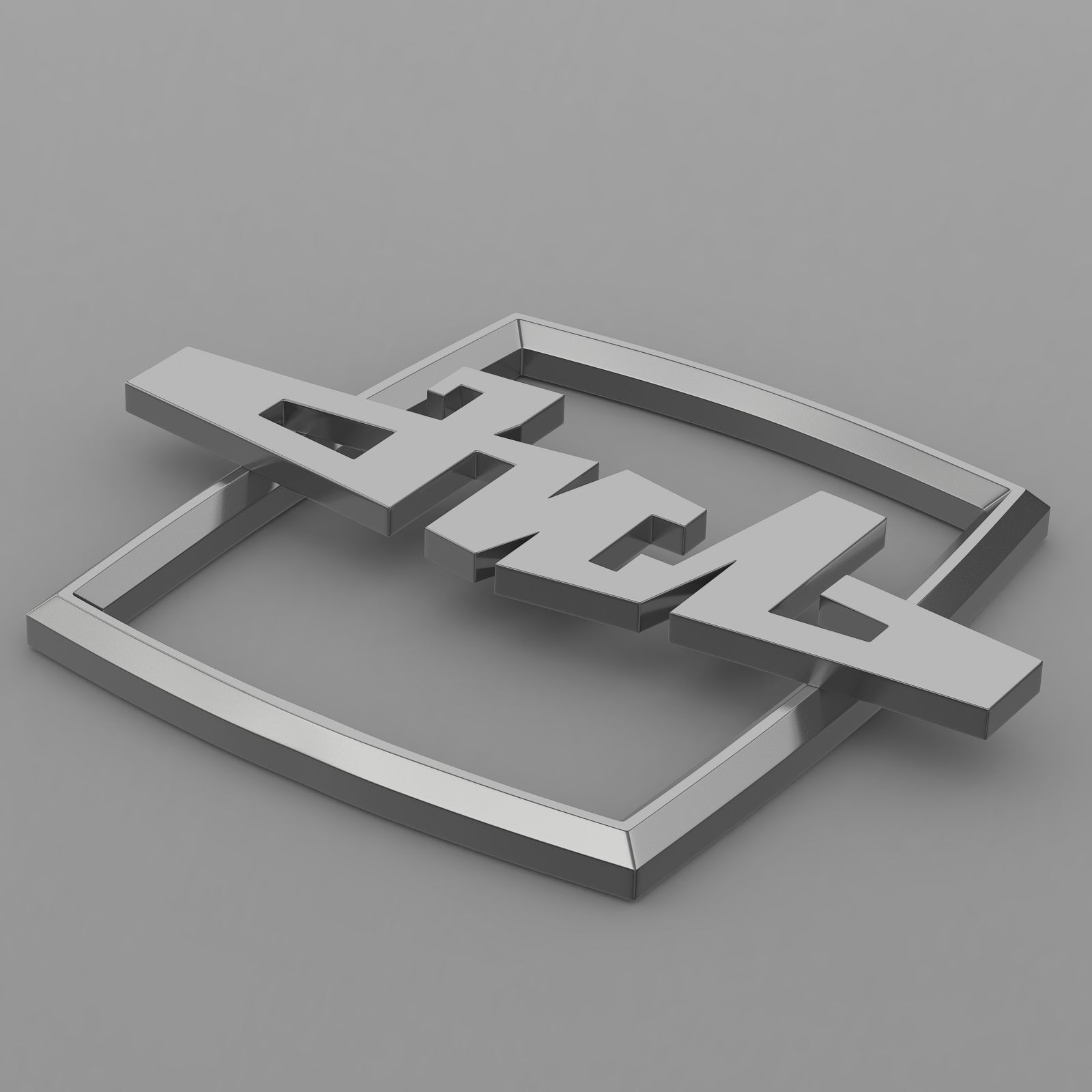 zil logo 3D model_11