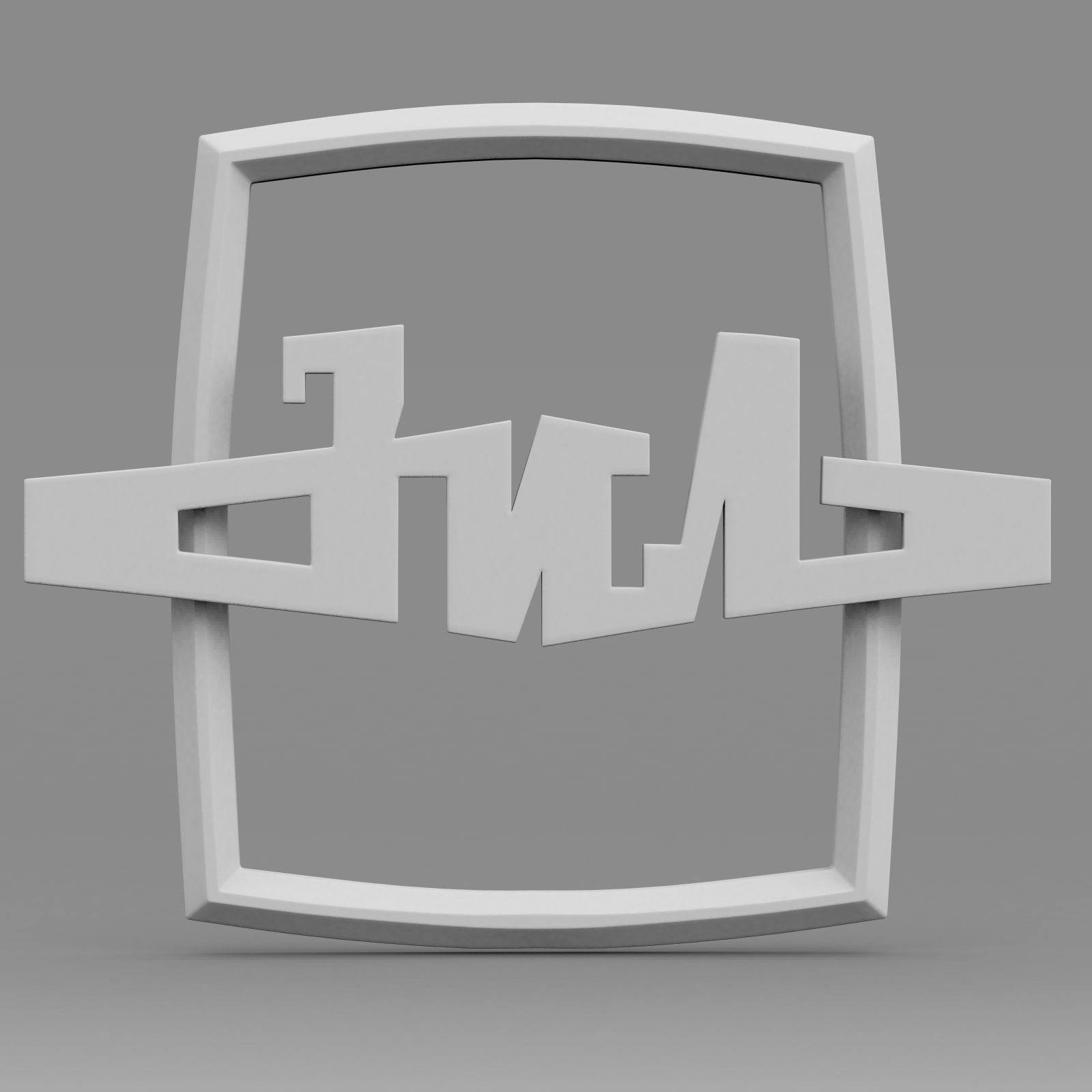 zil logo 3D model_12
