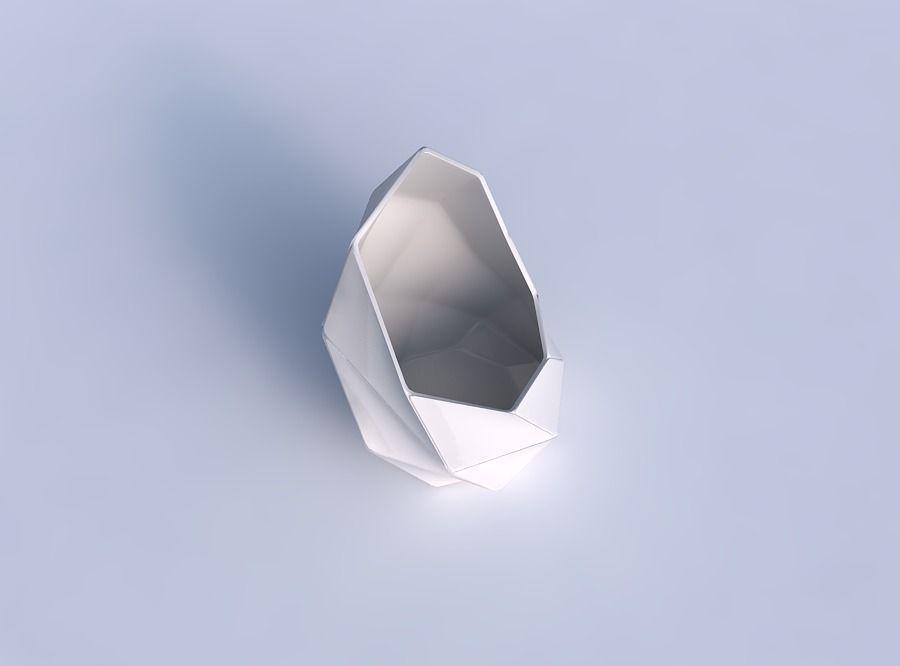 Vase Tide with huge plates 3D print model_1