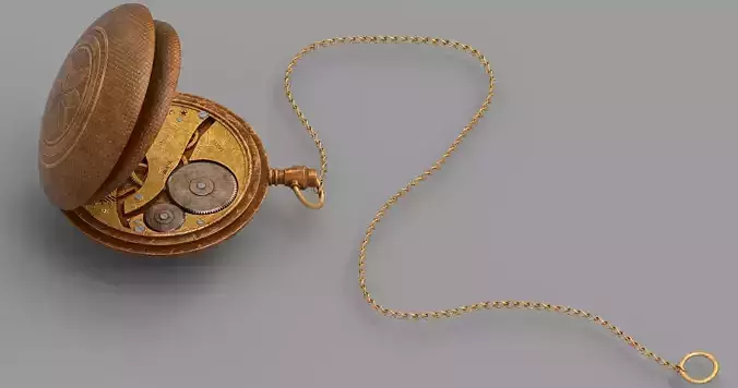 Vintage Watch 3d Model