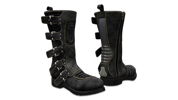 Elsionore Boots Low-poly 3D model