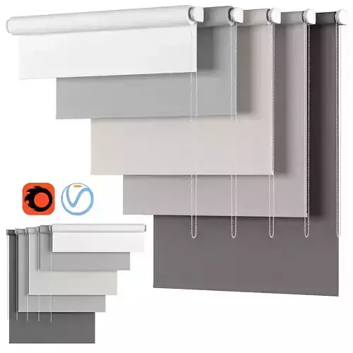 Roller Blind 64 Swift Direct Blinds Bella 3D model