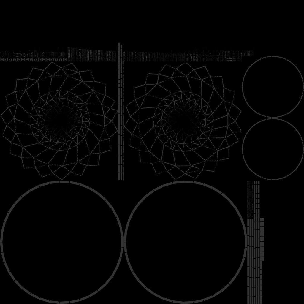 Dreamcatcher dream catcher hanging in grassy field 3D model_2