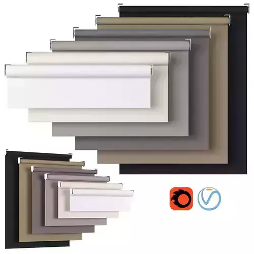 Roller Blind 65 Swift Direct Blinds Vitra 3D model
