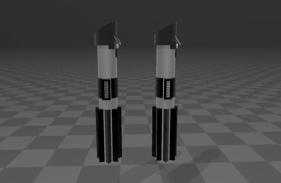 vaders saber Free low-poly 3D model