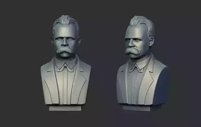 FRIEDRICH NIETZSCHE BUST 3D print model