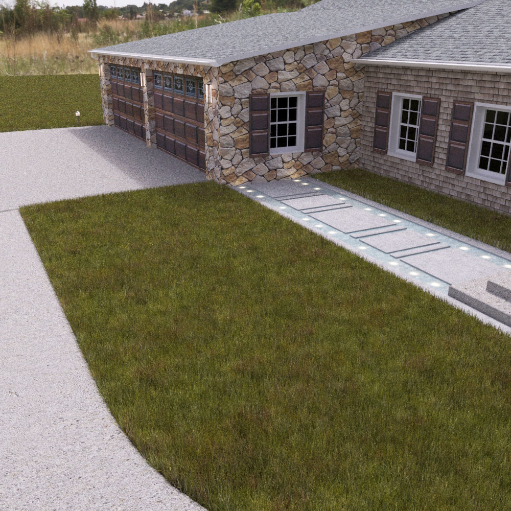 Large Single Family Home 3D model_11