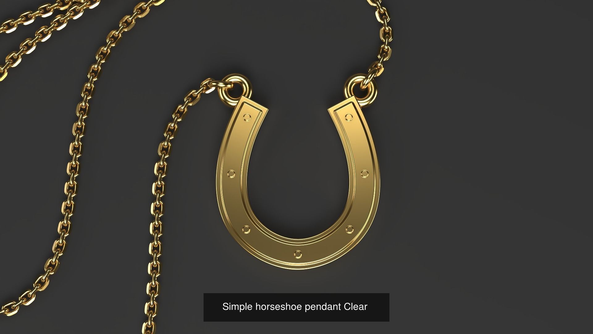 Horseshoe pendant Bundle 3D Model Collection_6