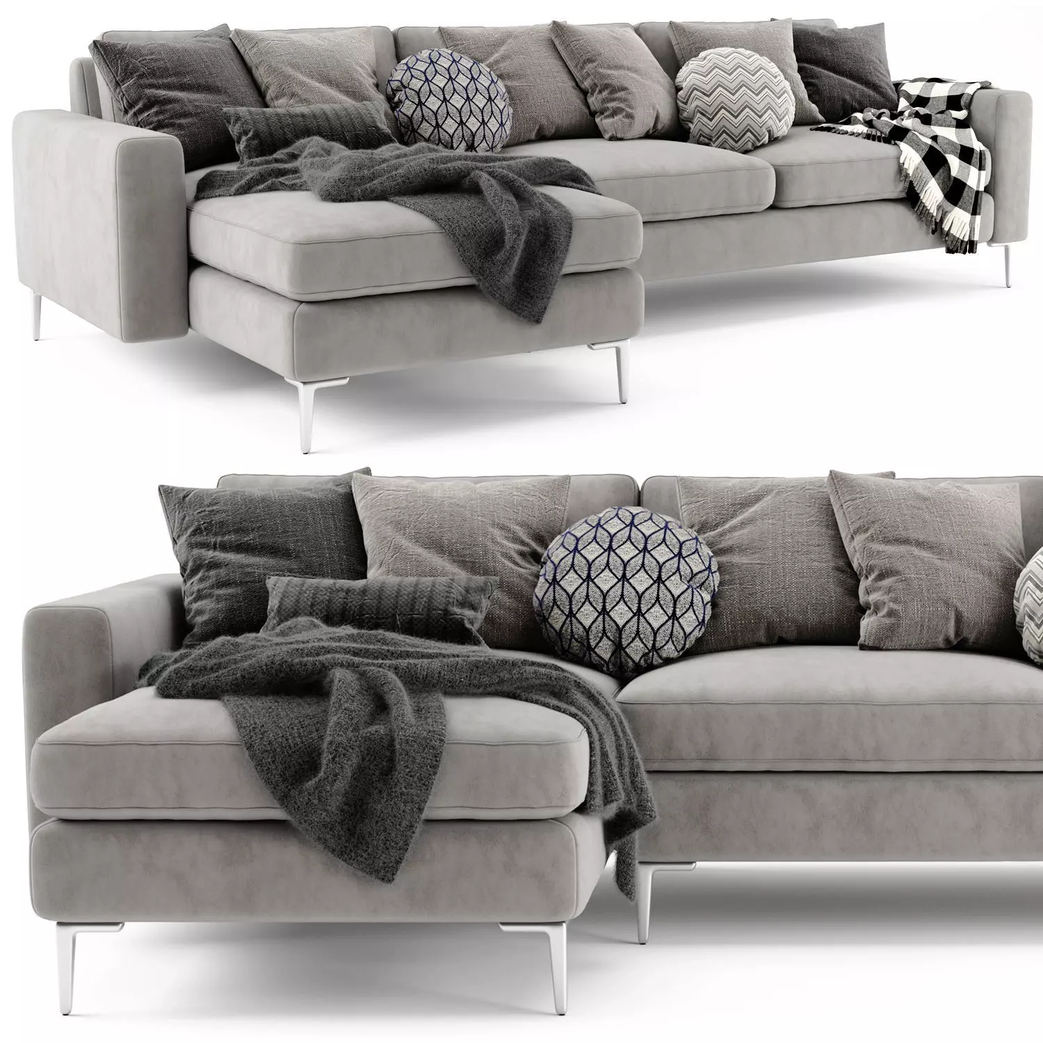 Article Nova Left Sectional Sofa 3D model