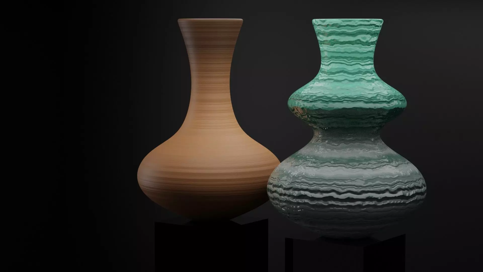Modern Vases Collection 3D model 3D model