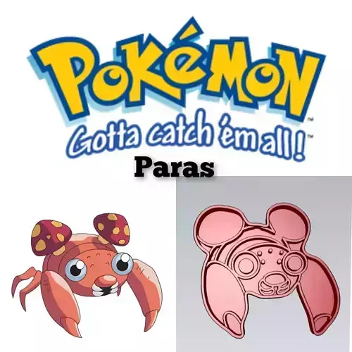 Pokemon Paras Cookie Cutter Stamp Cake Decorating