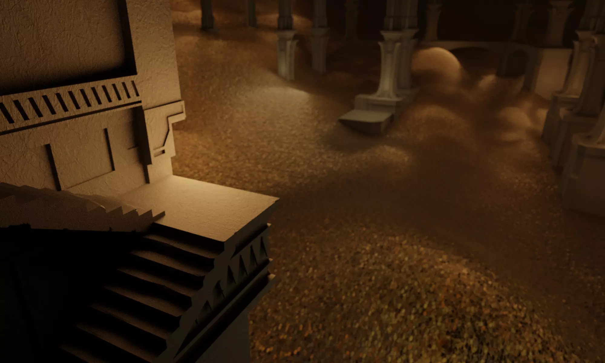 Smaugs Hide Out 3D model_0