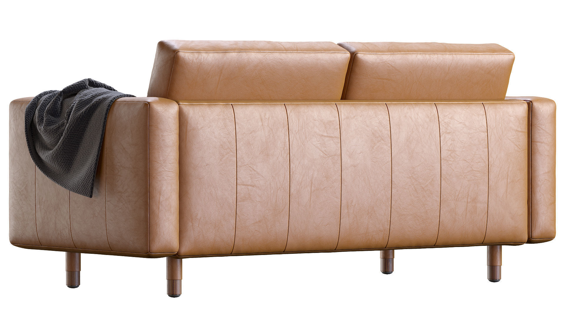 Sofa Landskrona leather By Ikea 3D model_7