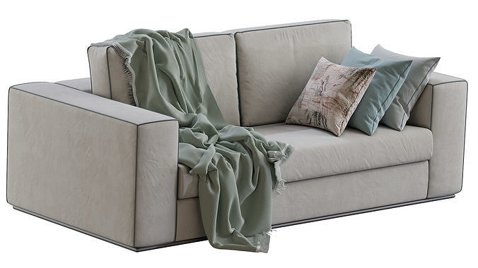 Sofa Alhambra 3D model 4