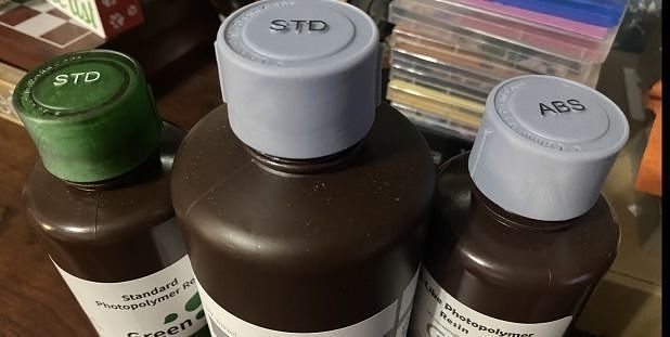 Colour Me Resin Replacement Caps Free 3D print model