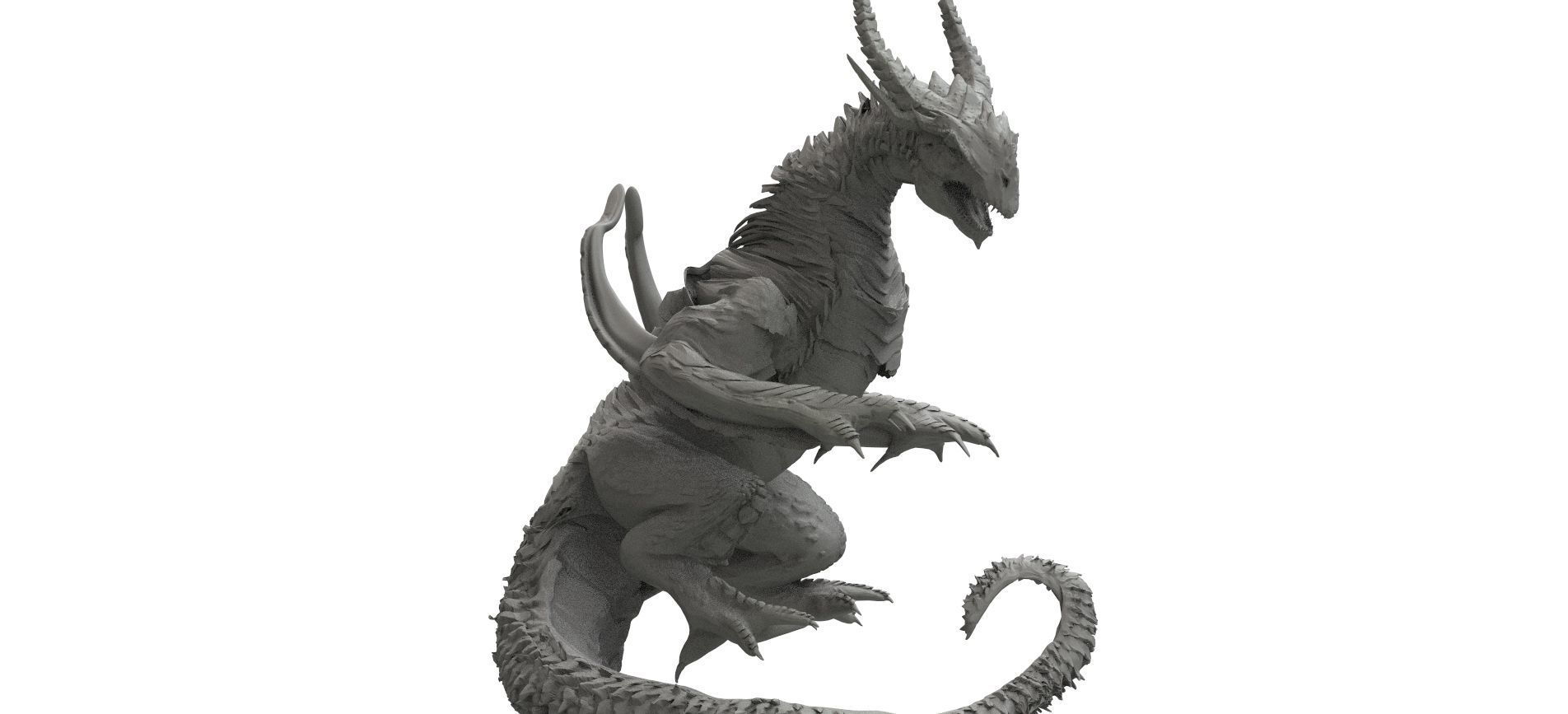 Dragon lizard 3D model_1