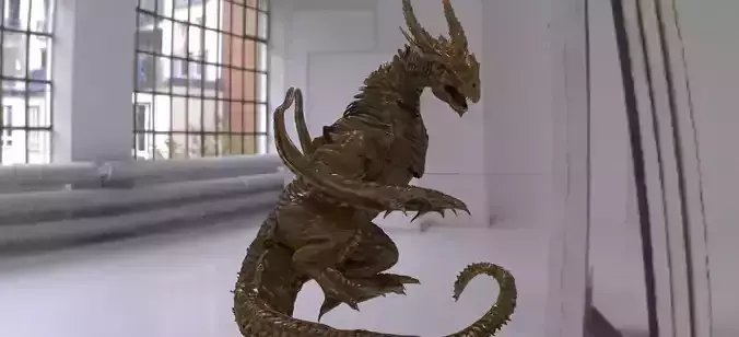Dragon lizard 3D model