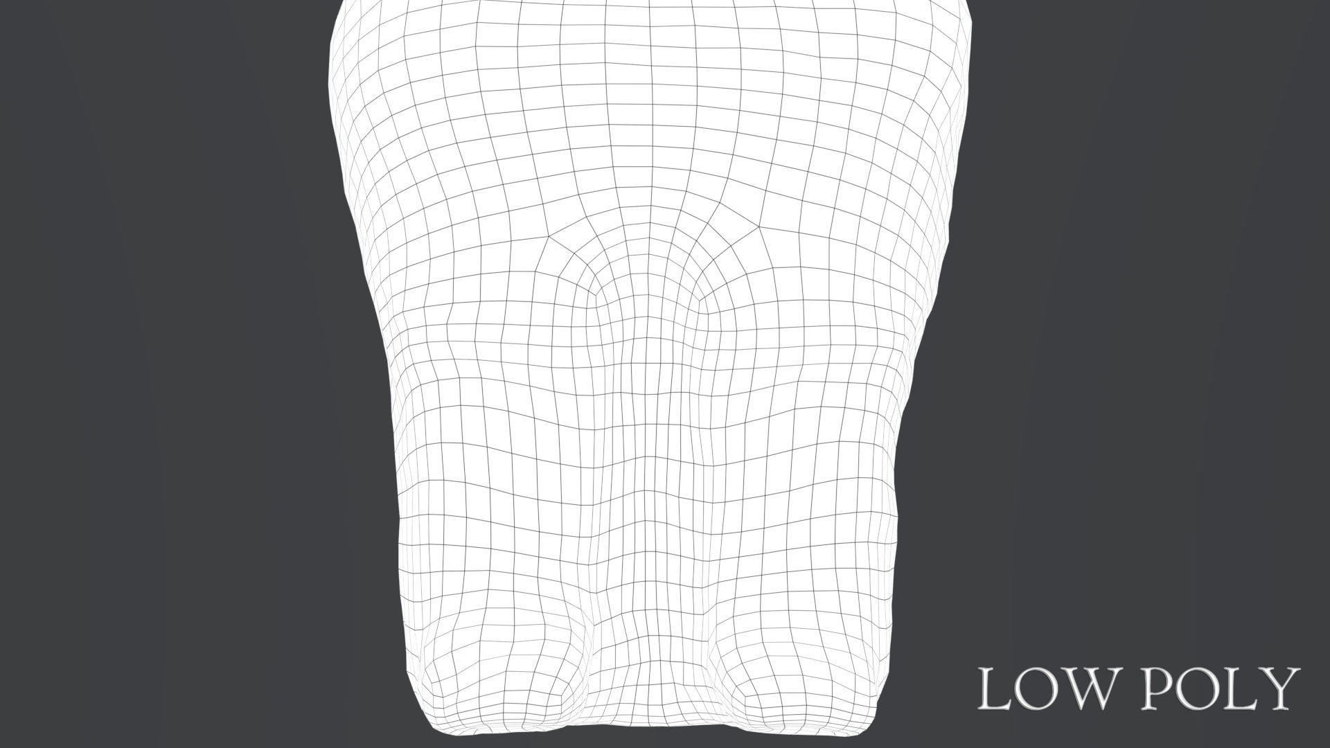 Hittite Lion Statue Low-poly 3D model_36