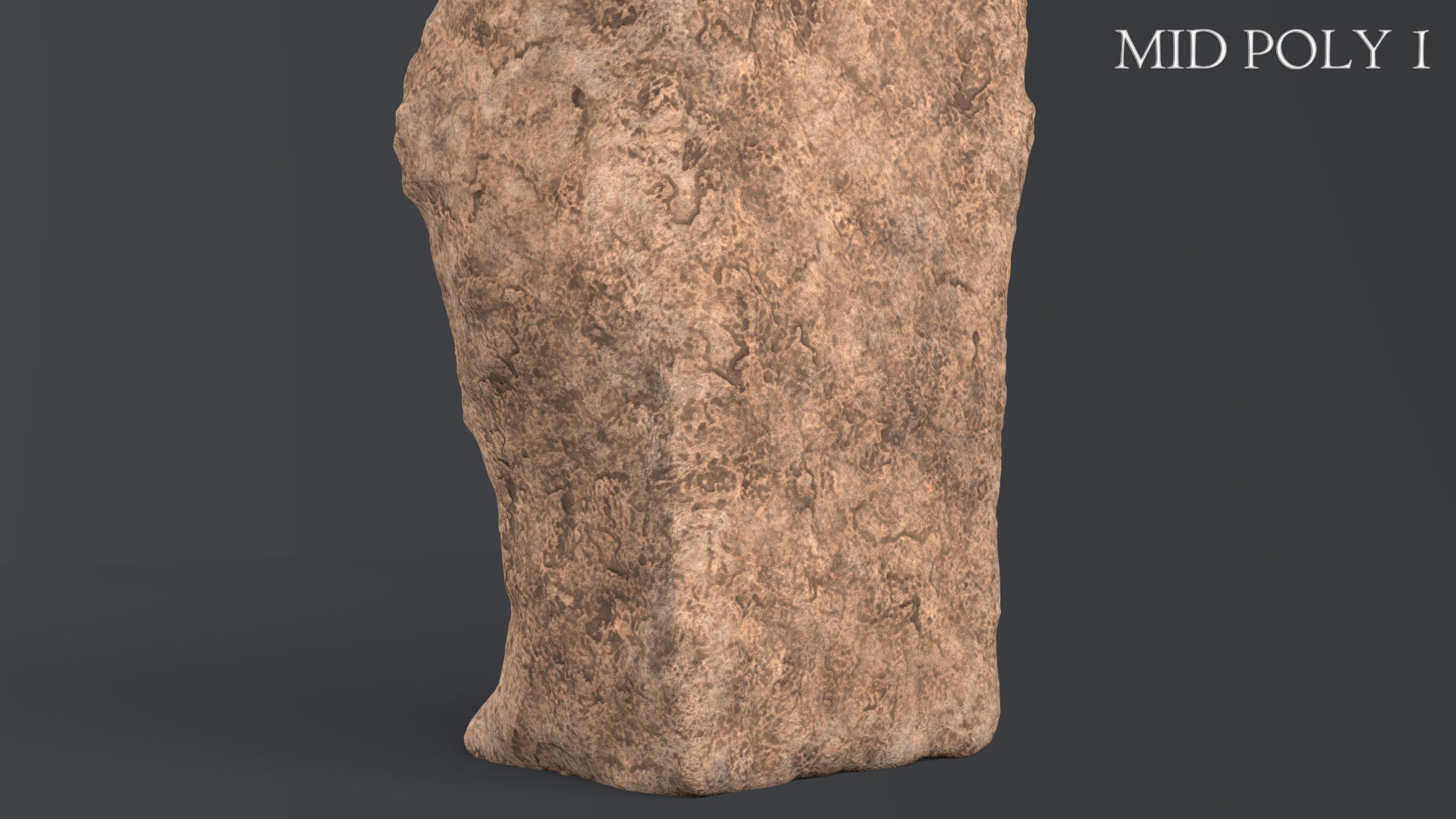 Hittite Lion Statue Low-poly 3D model_52