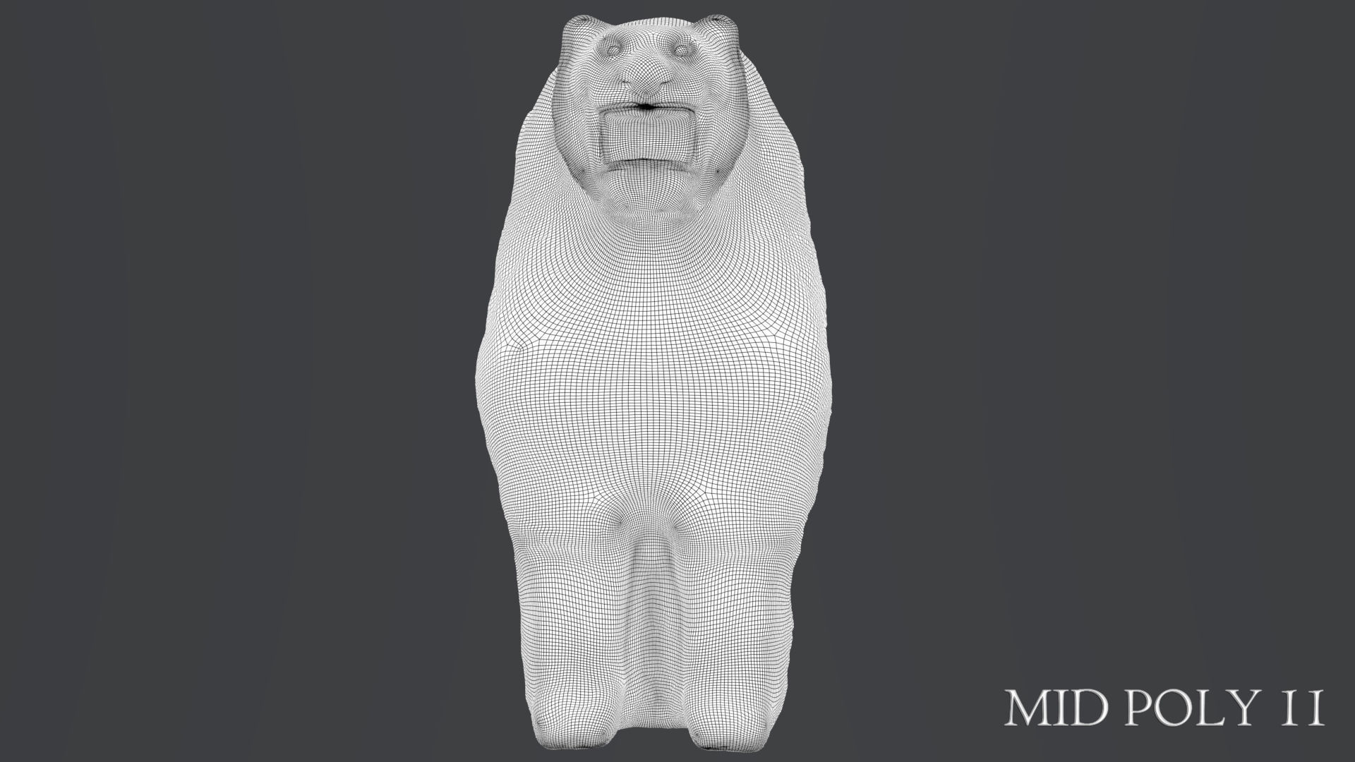 Hittite Lion Statue Low-poly 3D model_56