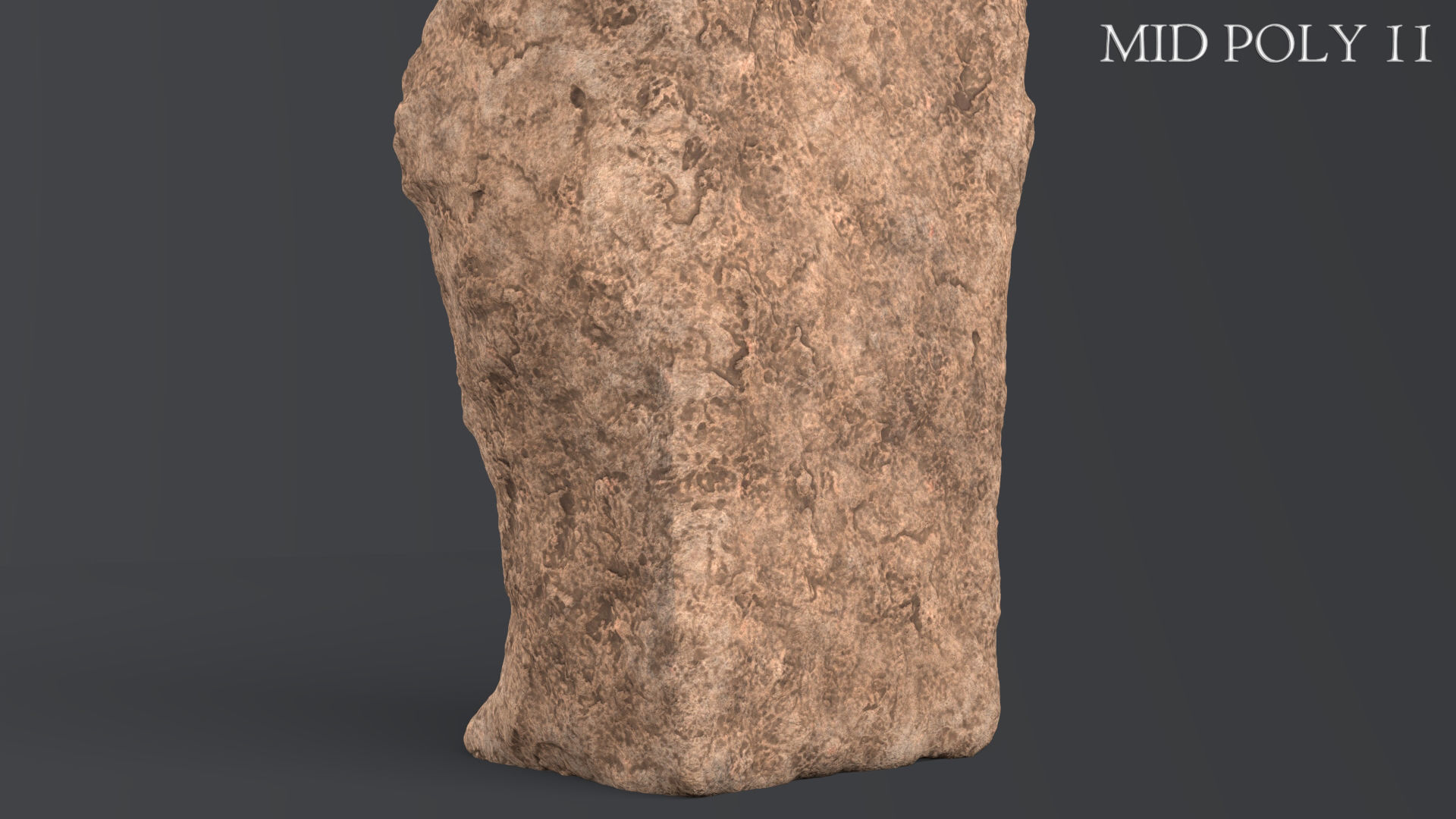 Hittite Lion Statue Low-poly 3D model_68