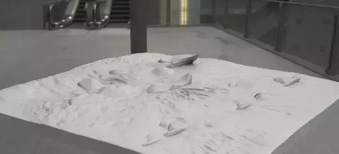 Ground plane rocks 3D model