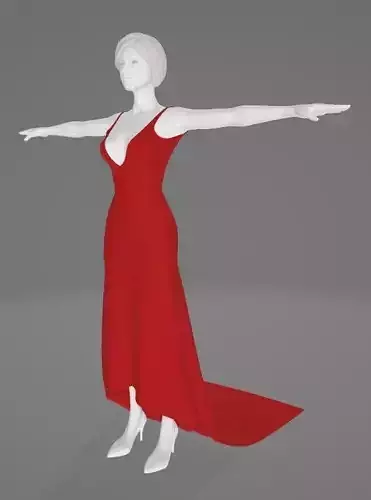 Woman Clothing T-Pose 523